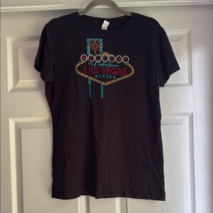 Black Las Vegas Tee